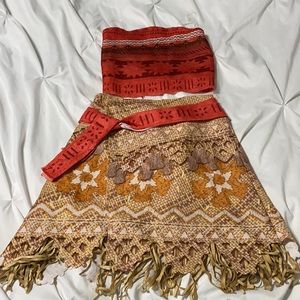 Kids Moana costume size 4-6x